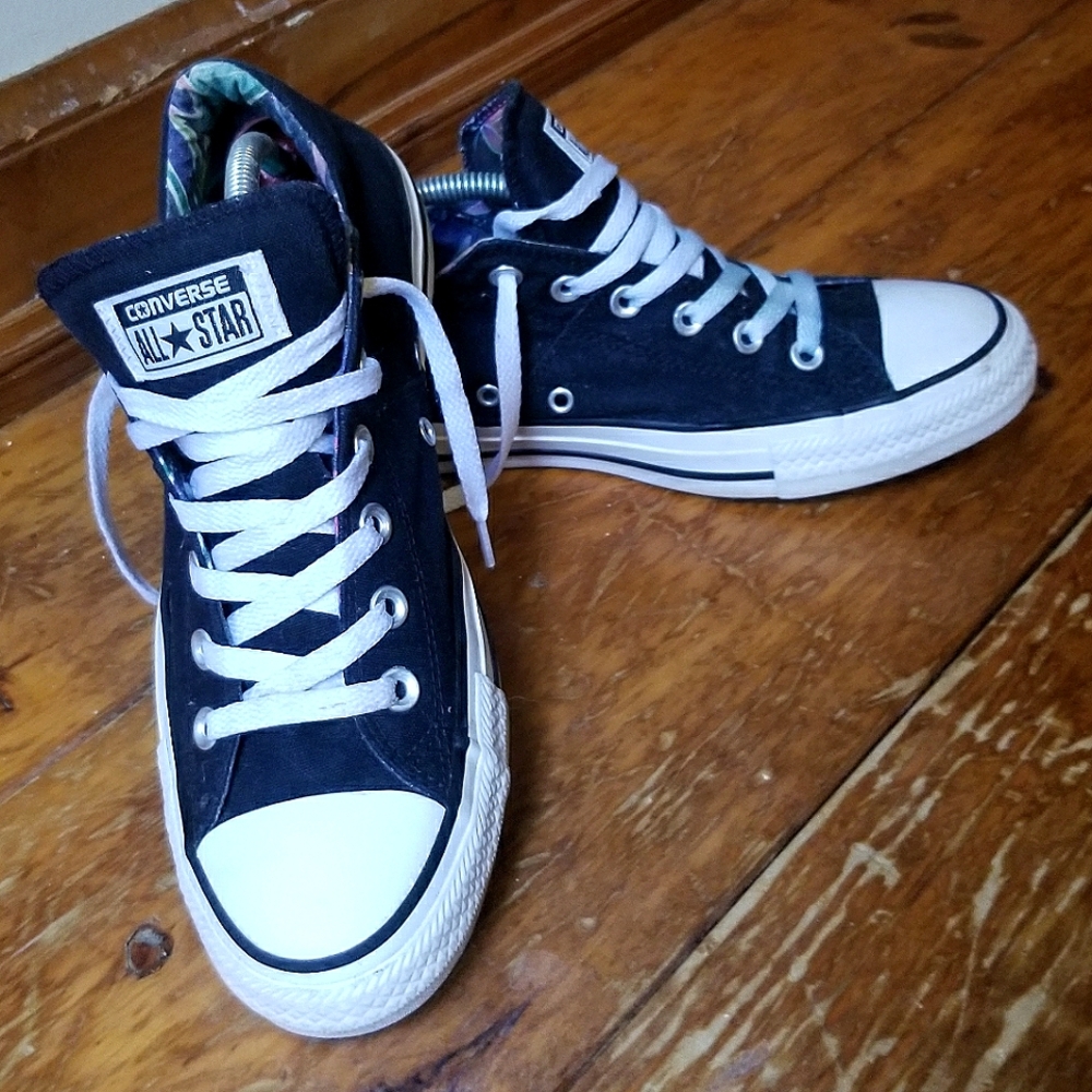 Converse AllStar Classic Black Lowtops, almost new, women's 10